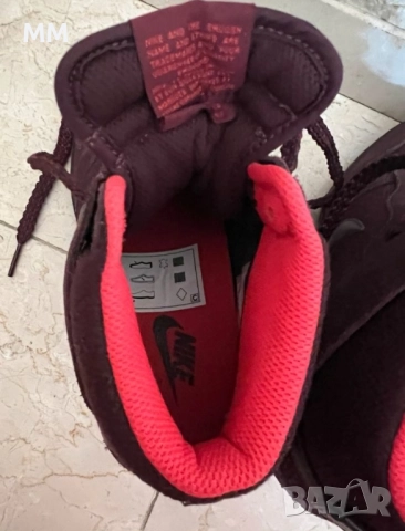 Нови маратонки / кецове 37.5 Nike Dunk Sky Hi Mesh Red със скрита платформа., снимка 7 - Маратонки - 52318364