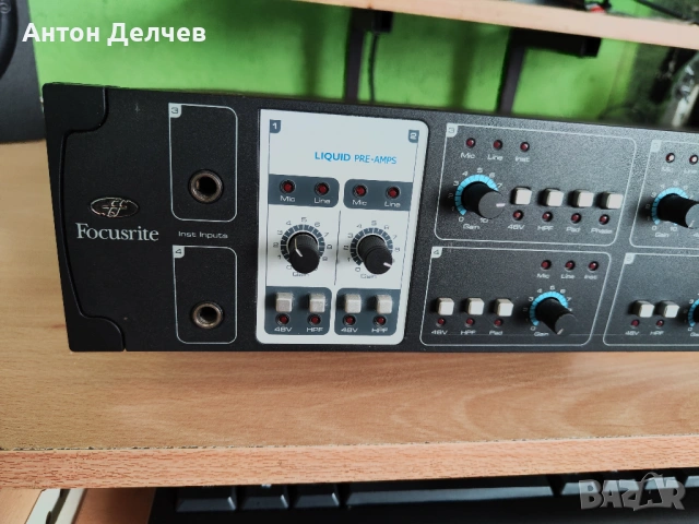 Focusrite Liquid Saffire 56 – професионален аудио интерфейс (като нов), снимка 6 - Аудиосистеми - 53021780
