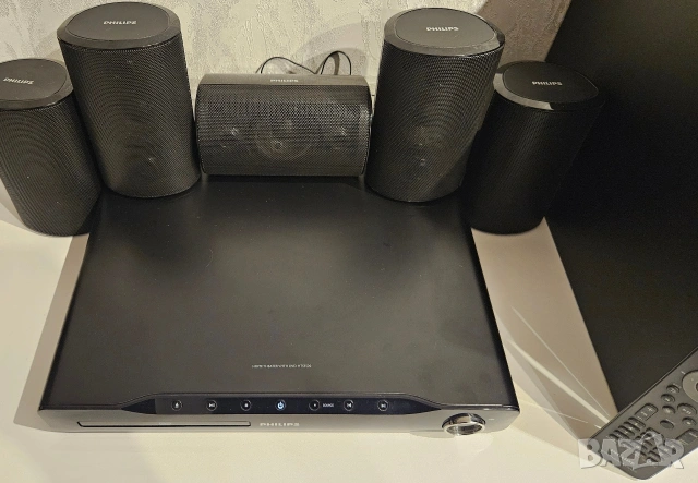 Домашно кино Philips 5.1 - 600W (TOP PRODUCT), снимка 4 - Аудиосистеми - 53889859