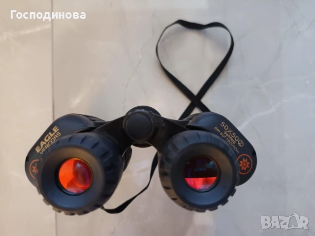 Стар бинокъл EAGLE V.F. SPORTS 50×50 с калъф