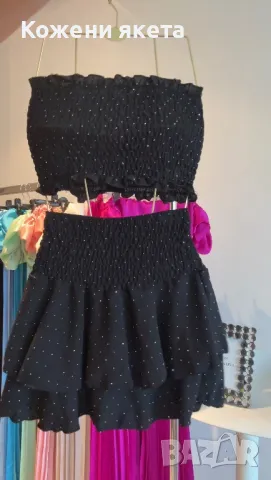 Бюстие и пола с камъчета, снимка 1