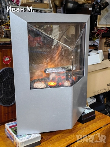 Електрическа печка тип камина , снимка 3 - Отоплителни печки - 52209297