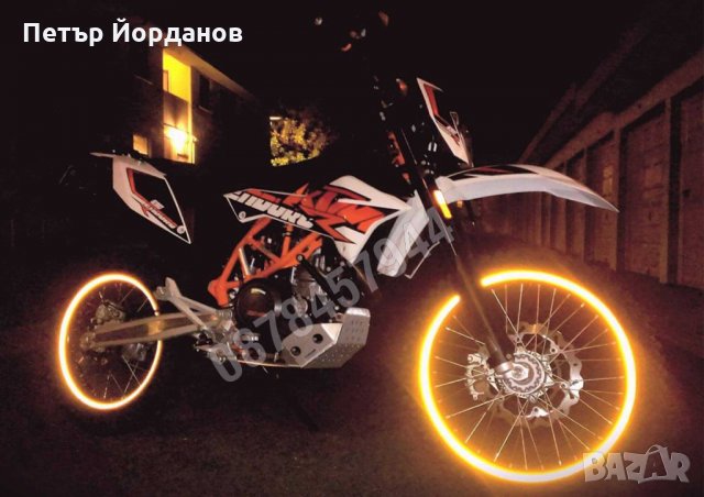 Кантове за джанти светлоотразителни за мотоциклет автомобил АТВ SUV, снимка 5 - Аксесоари и консумативи - 30183066