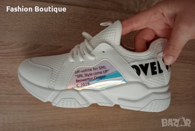 Дамски спортни обувки от кожа и дишаща материя , снимка 6 - Маратонки - 37960481