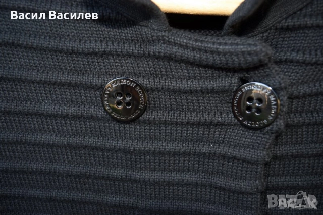 Maison Scotch дамска черна жилетка 100% памук, снимка 4 - Жилетки - 51934855