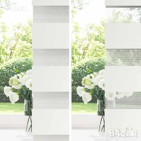 vidaXL Зеброва щора 65x150 см Ширина на плата 60,9 см Полиестер, снимка 7 - Щори - 56147384