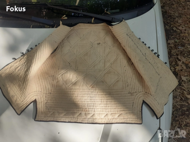 Стара възрожденска дреха елек елече антерия носия - черно, снимка 4 - Антикварни и старинни предмети - 51596786