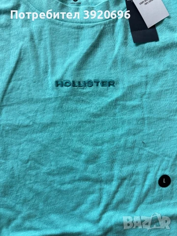 Мъжка тениска Hollister, снимка 2 - Тениски - 50681927