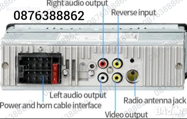 Мултимедия MP5 Авто плеър с 4,1″ дисплей, Bluetooth, 1din, 4x45W, снимка 11 - Аксесоари и консумативи - 44388360