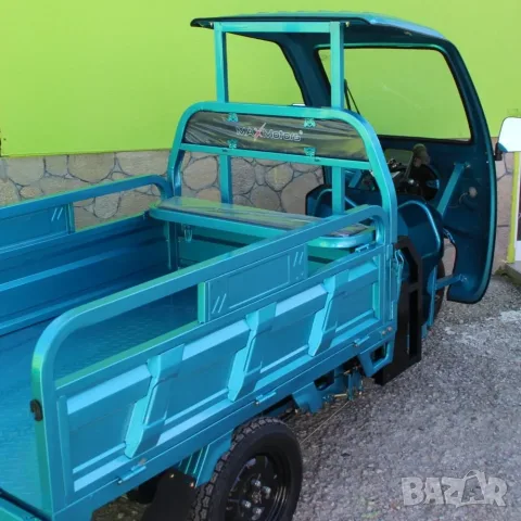 Селскостопанска товарна електрическа триколка 2000W с покрив, 600 кг товар, 60V, 45Ah, снимка 13 - Мотоциклети и мототехника - 55844393