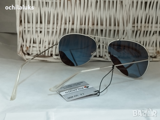 133 Унисекс слънчеви очила,авиаторска форма с поляризация avangard-burgas, снимка 2 - Слънчеви и диоптрични очила - 44512938