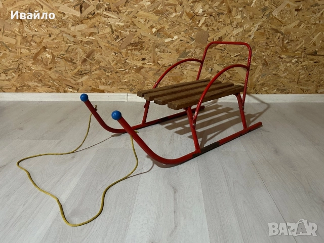 Детска метална шейна, снимка 2 - Зимни спортове - 52510495