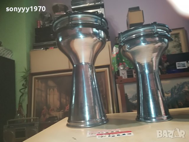 🛑🛑🛑иноксови ГОЛЯМИ ТАРАМБУКИ-30СМ ИЛИ 40СМ 2609221751, снимка 2 - Ударни инструменти - 38125696