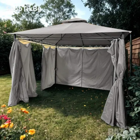 Шатра MUHLER – Просторна, стабилна и стилна защита за вашето открито пространство, снимка 1