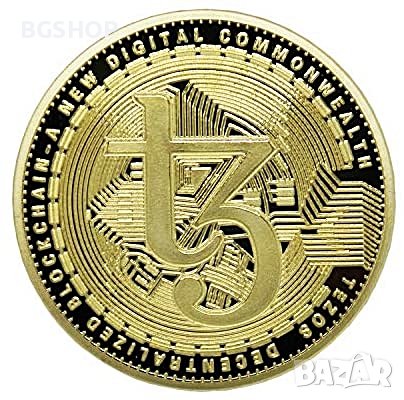 Tezos coin ( XTZ ) - Gold, снимка 2 - Нумизматика и бонистика - 38276955