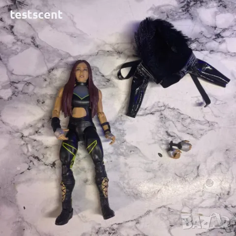 Екшън фигура WWE Iyo Sky Io Shirai Ийо Скай Mattel Elite Collection figure играчка NXT, снимка 10 - Фигурки - 48430091