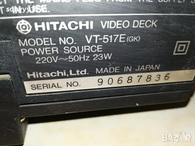 hitachi vt-517e made in japan 0108221207, снимка 16 - Плейъри, домашно кино, прожектори - 37557894