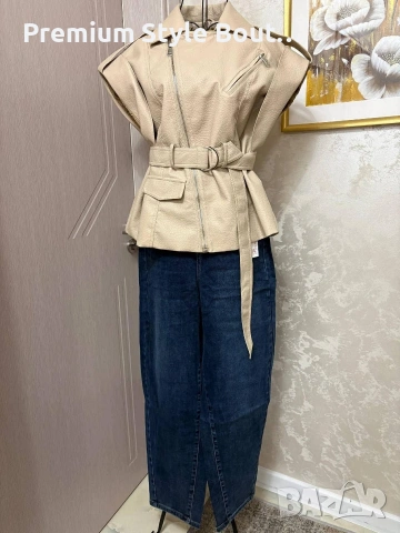 дамски комплект елек и дънки 