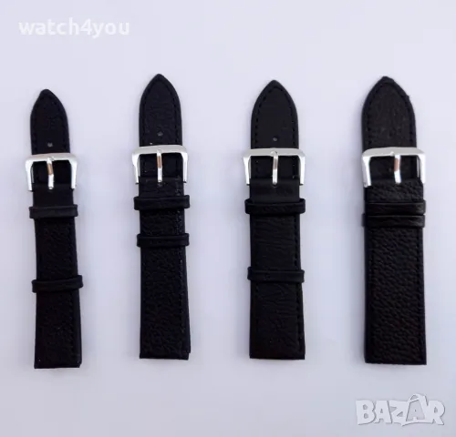 НОВА КАЧЕСТВЕНА КОЖЕНА КАИШКА ЗА ЧАСОВНИК.КАИШКИ ЗА ЧАСОВНИЦИ.KAISHKА ЧЕРНА КАФЯВА БЯЛА СИНЯ, снимка 17 - Каишки за часовници - 18408384
