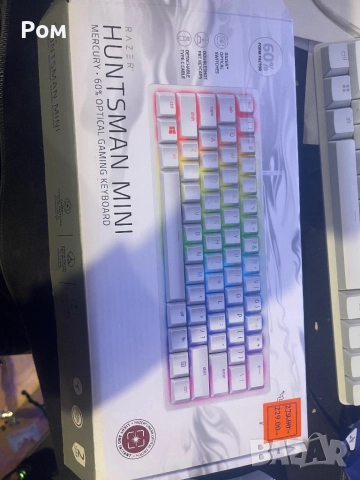Razer huntsman mini, снимка 3 - Клавиатури и мишки - 52962314