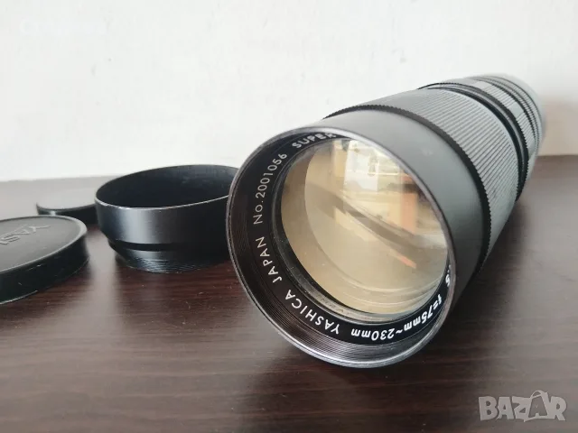 Обектив YASHICA Auto Yashinon Zoom 75-230mm f/4.5 M42 Japan, снимка 5 - Обективи и филтри - 56243551