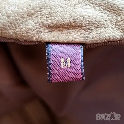 7 for All Mankind кожено яке цвят камила М, снимка 10 - Якета - 47560241