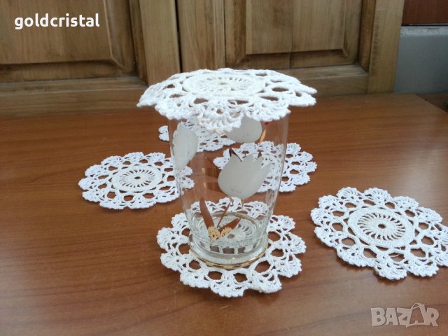 Плетени подложки за чаши ръчна изработка , снимка 8 - Антикварни и старинни предмети - 37487896