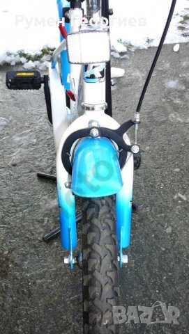 Детски велосипед 16” Reactor Foxy, стоманена рамка, контра, син/бял , снимка 4 - Детски велосипеди, триколки и коли - 35010518