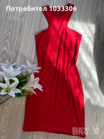 Червена рокля, снимка 1 - Рокли - 44495914