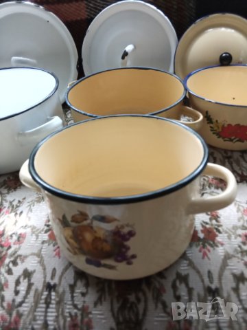 Тенджерки емайлирани, снимка 3 - Съдове за готвене - 37092079