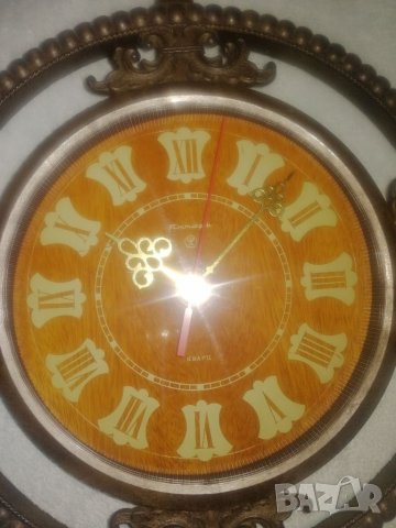 Стенен часовник Янтар, СССР. , снимка 4 - Колекции - 31898185