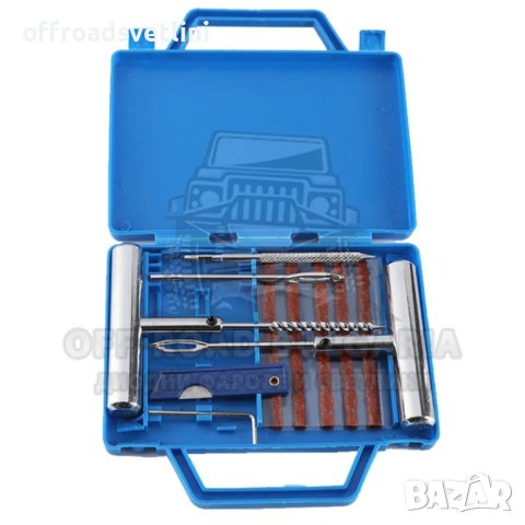 Ремонтен комплект за лепене гуми, Ремонтен комплект за спукана гума, снимка 3 - Аксесоари и консумативи - 40394720