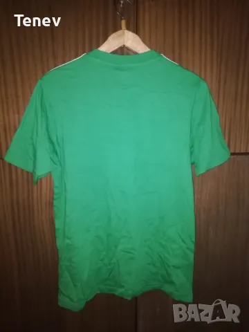 Germany Adidas 1972-2012 памучна оригинална юбилейна тениска Германия размер М зелена , снимка 2 - Тениски - 49029136