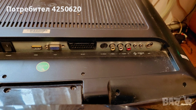 Малък лед телевизор монитор нео 22 инча с тънка жълта черта, снимка 12 - Телевизори - 54182052