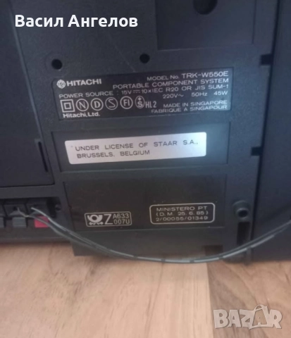 Hitachi TRK-W550E, снимка 5 - Радиокасетофони, транзистори - 52289818