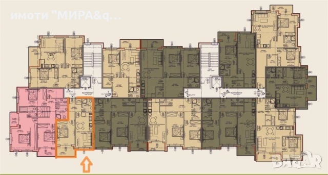 Двустаен апартамент в нова жилищна сграда кв.Младежки хълм,гр.Хасково