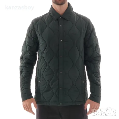 lacoste lightweight hoodie collapsible snap quilted jacket - страхотно мъжко яке 54/L, снимка 3 - Якета - 48383863