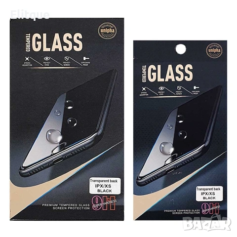 10 бр. 5D стъклен протектор Iphone XS-BLACK-CHEREN