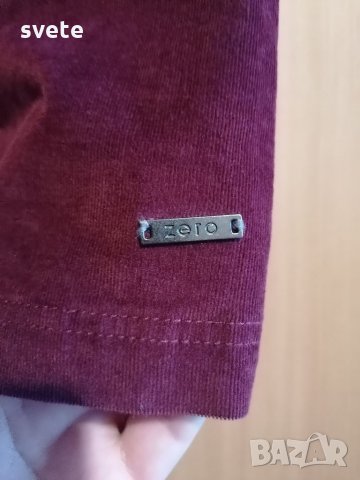 Вишнева джинсова рокля, снимка 2 - Рокли - 35422507