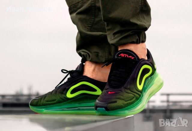 оригинални маратонки  Nike AIR MAX 720  / VOLT  номер 40,5-41, снимка 7 - Маратонки - 37432956