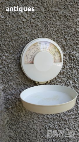 Стар кухненски кантар за стена - EVA GEPO - Made in Denmark - 1960 година, снимка 2 - Антикварни и старинни предмети - 37440991