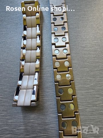 Магнитна гривна за регулиране на кръвно налягане с двойни магнити 32 бр., снимка 5 - Гривни - 40011509