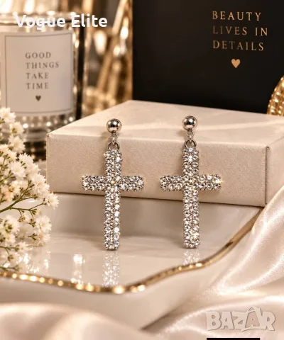 дамски обеци chanel, снимка 3 - Обеци - 56218308