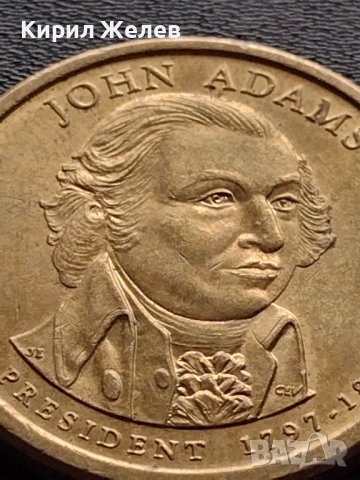 Възпоменателна монета 1 долар JOHN ADAMS 2 президент на САЩ 1797-1801) за КОЛЕКЦИЯ 38035, снимка 3 - Нумизматика и бонистика - 40765416