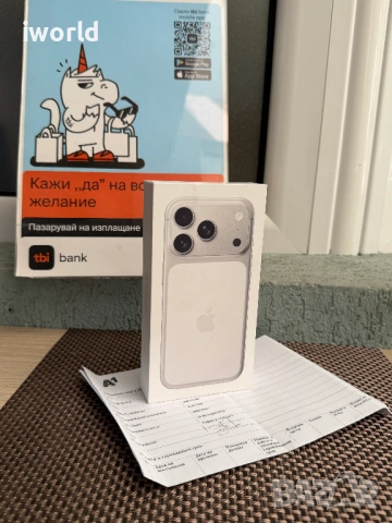 НОВ❗️24М ГАРАНЦИЯ❗️ iPhone 17 Pro Лизинг от 45€/мес Silver 256Gb⚠️