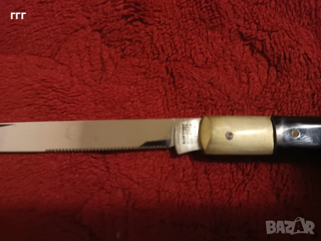 Стар нож за плодове hermann laue solingen, снимка 6 - Ножове - 53050319