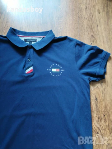 Tommy Hilfiger - страхотна мъжка тениска XL, снимка 5 - Тениски - 50449123