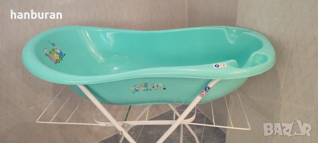 Бебешка вана със стойка и подложка за къпане., снимка 6 - За банята - 51263486