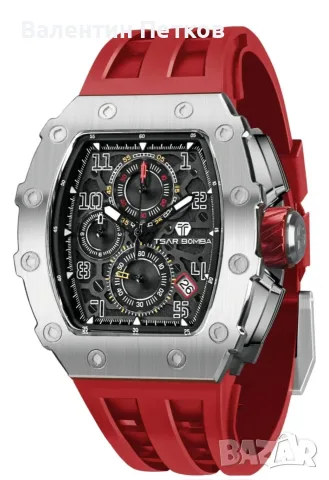 Мъжки часовник TSAR BOMBA Red Inferno Limited TB8204QRS