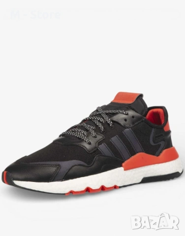 Мъжки маратонки ADIDAS Nite Jogger Hi-Res Shoes Black, снимка 3 - Маратонки - 54191193